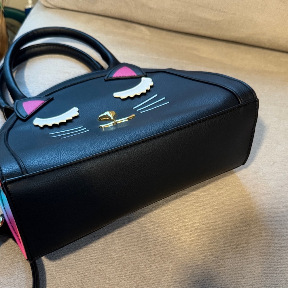 Betsey Johnson Black Cat Mini Bag - Picture 8 of 11
